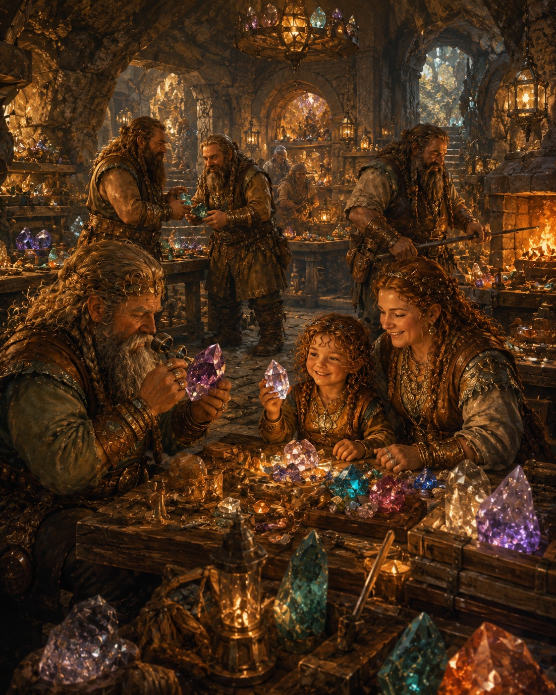 Dwarves family and friends artwork for SAGE.