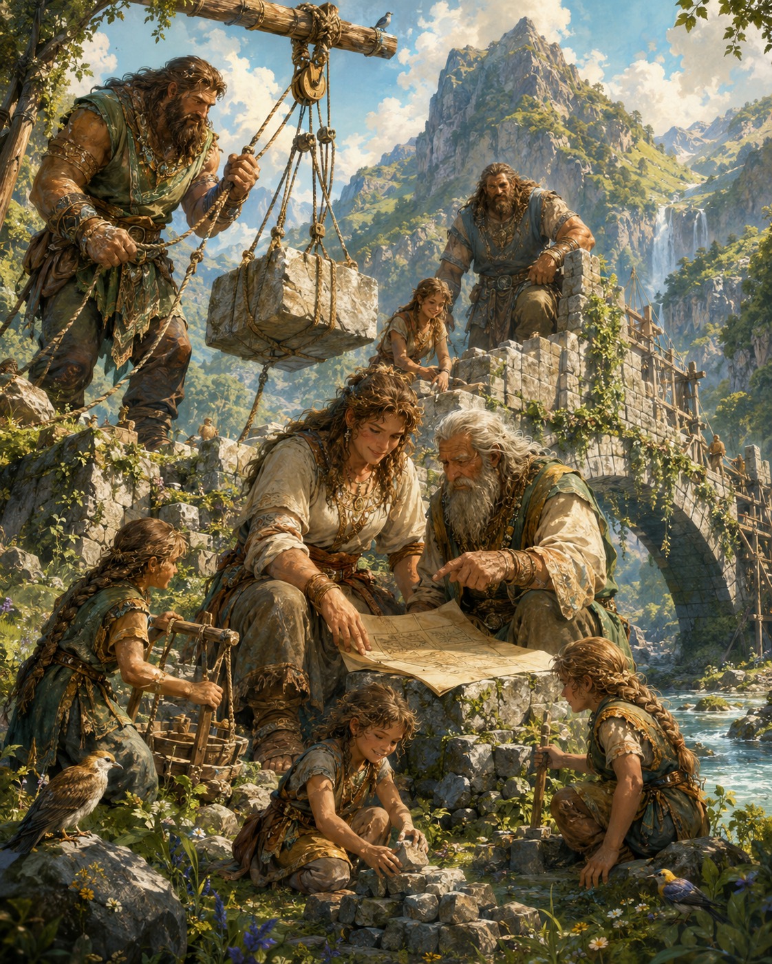 Giants family and friends artwork for SAGE.