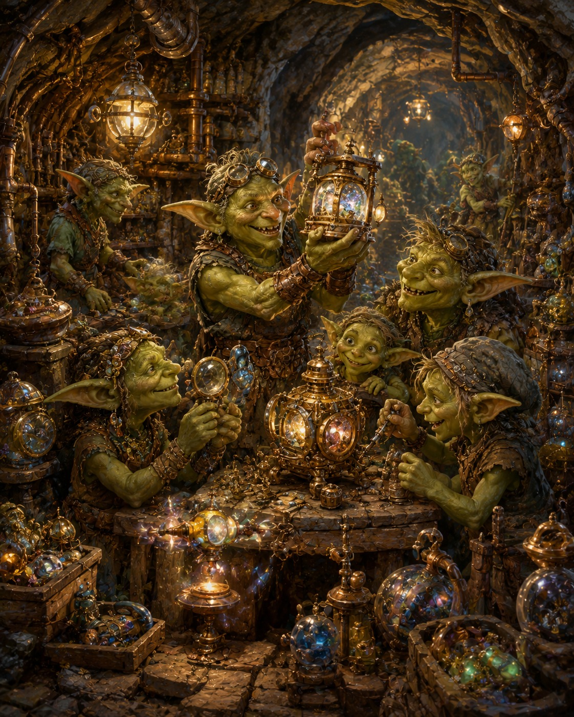 Goblins family and friends artwork for SAGE.