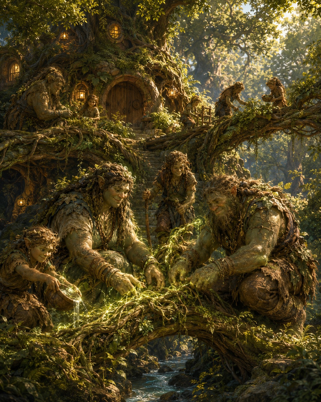 Trolls family and friends artwork for SAGE.
